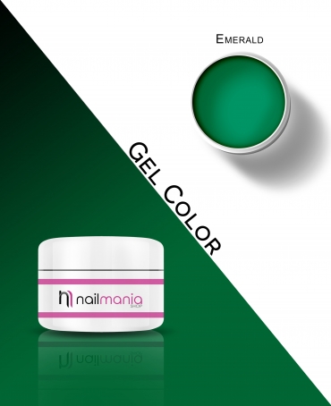 23 emerald Gel Color  Metallici 5ml