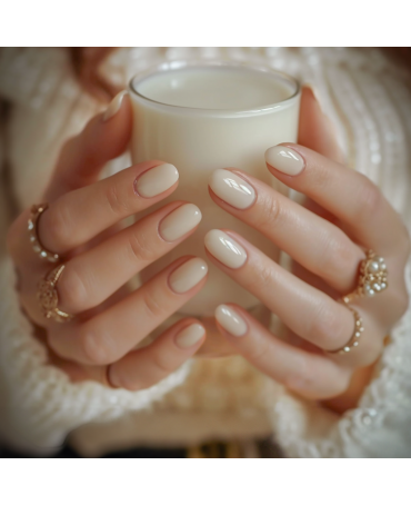 S81 white milk Smalto Semipermanente color latte e caffè 10ml